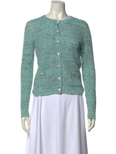 Pre-owned Chanel 2025 Wool Sweater In Green