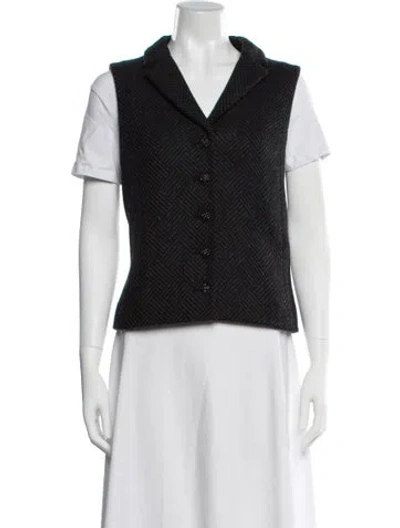 Pre-owned Chanel 2025 Wool Vest In Grey
