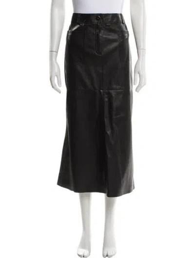 Pre-owned Chanel 2025-2026 Midi Length Skirt In Black