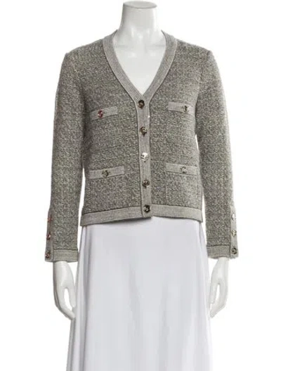 Pre-owned Chanel 2025-2026 V-neck Sweater