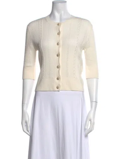 Pre-owned Chanel 2026 Cashmere Sweater W/ Tags In Neutrals