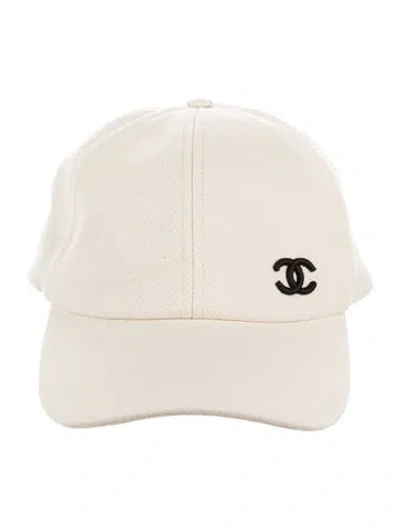 Pre-owned Chanel 2026 Cc Baseball Cap In Neutrals