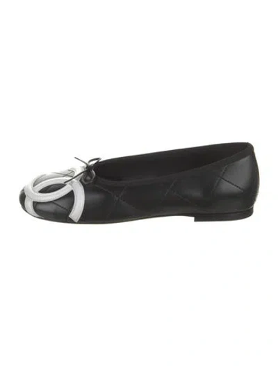 Pre-owned Chanel 2026 Coco Beach Ballet Flats In Black