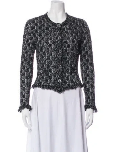 Pre-owned Chanel 2026 Crew Neck Sweater W/ Tags In Gray