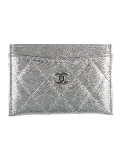 Pre-owned Chanel 2026 Interlocking Cc Logo Card Holder W/ Tags