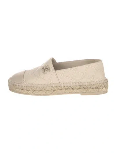Pre-owned Chanel 2026 Interlocking Cc Logo Espadrilles