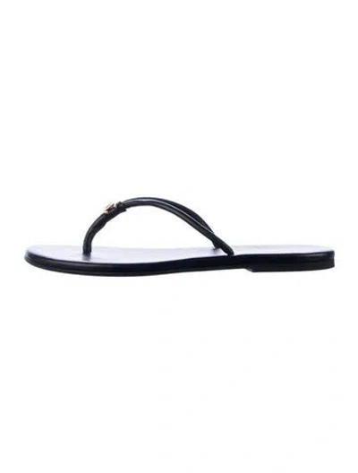 Pre-owned Chanel 2026 Interlocking Cc Logo Flip Flops In Blue