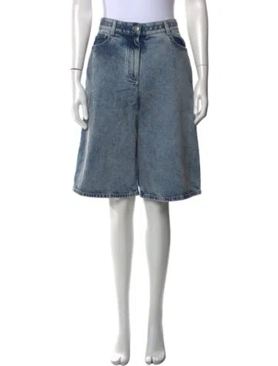 Pre-owned Chanel 2026 Knee-length Shorts In Blue