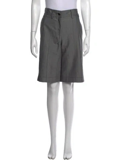Pre-owned Chanel 2026 Knee-length Shorts W/ Tags In Grey