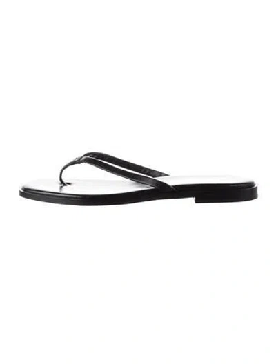 Pre-owned Chanel 2026 Métiers D'art Flip Flops In Black