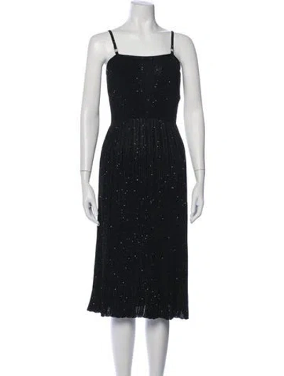 Pre-owned Chanel 2026 Midi Length Dress In Black