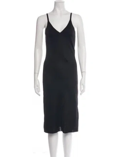 Pre-owned Chanel 2026 Midi Length Dress In Black