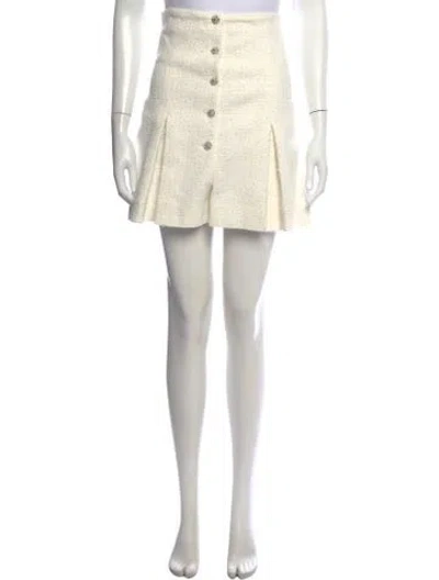 Pre-owned Chanel 2026 Mini Shorts W/ Tags In Neutrals