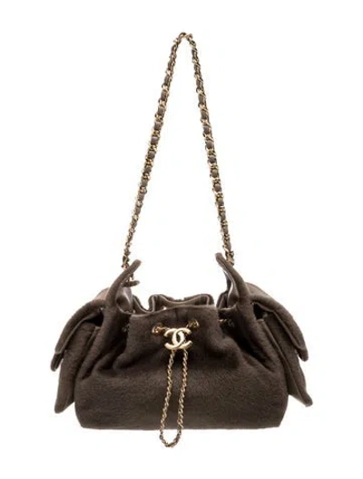 Pre-owned Chanel 2026 Paris-new York Mini 25 Hobo In Brown