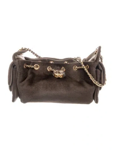 Pre-owned Chanel 2026 Paris-new York Mini Hobo In Brown