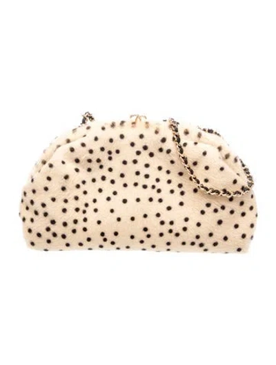 Pre-owned Chanel 2026 Ponyhair Clutch W/tags In Neutrals