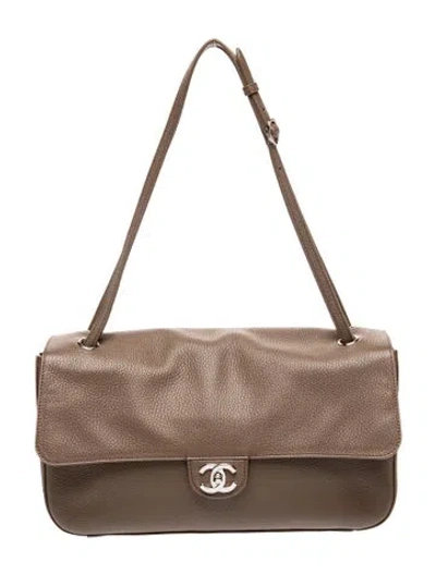 Pre-owned Chanel 2026 Small Souplissimo Maxi Flap Bag In Brown