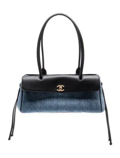 Pre-owned Chanel 2026 Small Urban Essentials Shopping Tote In Blue