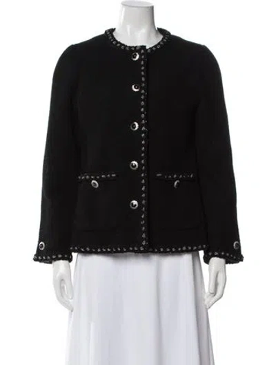Pre-owned Chanel 2026 Tweed Pattern Jacket In Black