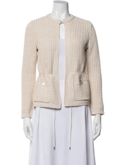 Pre-owned Chanel 2026 Tweed Pattern Jacket In Neutrals