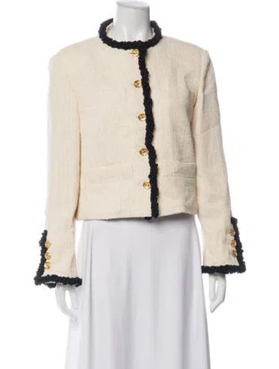 Pre-owned Chanel 2026 Tweed Pattern Jacket In Neutrals