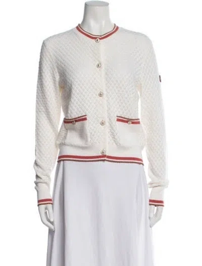 Pre-owned Chanel 2026 Tweed Pattern Sweater W/ Tags In Neutral