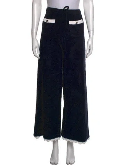 Pre-owned Chanel 2026 Wide Leg Pants In Black