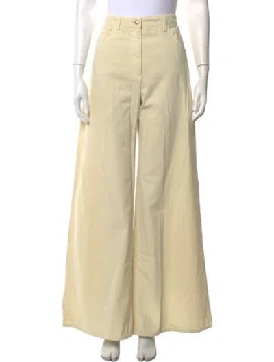 Pre-owned Chanel 2026 Wide Leg Pants In Neutrals