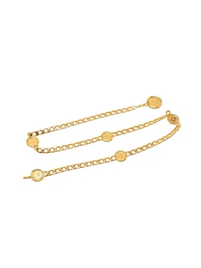 Pre-owned Chanel 20th Century Gold Plated Medallion Rue Cambon Chain Belt