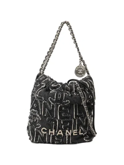 Pre-owned Chanel 22  Shoulder Bag In Black