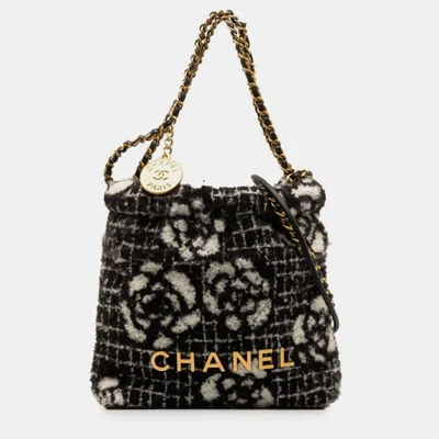 Pre-owned Chanel 22 Hobo Bag In Black