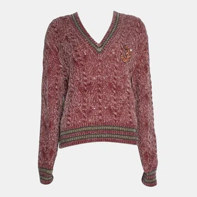 Pre-owned Chanel 22aw 31 Pink Sweater