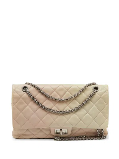 Pre-owned Chanel 2.55 Reissue Quilted Flap Bag In Pink