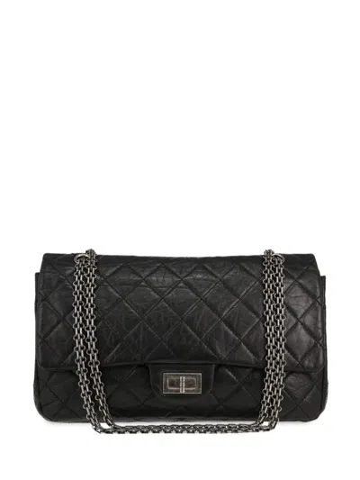 Pre-owned Chanel 2.55 Reissue Shoulder Bag In Black