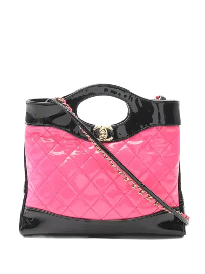 Pre-owned Chanel 31 Quilted Shoulder Bag In Black