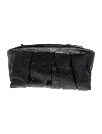 Pre-owned Chanel 31 Rue Cambon Clutch In Black