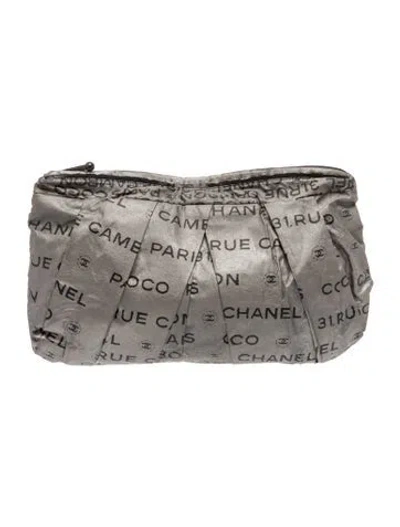 Pre-owned Chanel 31 Rue Cambon Clutch In Gray