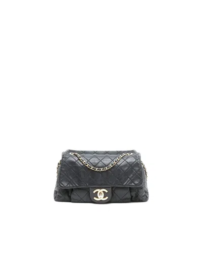 Chanel 31 Rue Cambon Flap Bag In Black