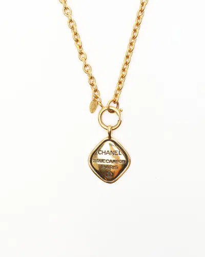 Pre-owned Chanel 31 Rue Cambon Gold Necklace