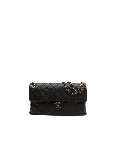 Chanel 31 Rue Cambon Single Flap Bag In Black