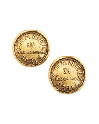 Pre-owned Chanel 31 Rue Coin Clip On Earrings (authentic Pre-loved)