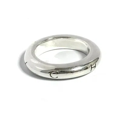 Pre-owned Chanel 925 Band Ring () In Silver