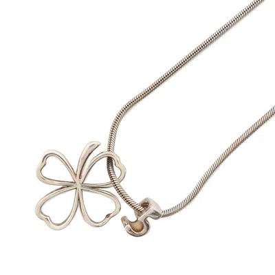 Pre-owned Chanel 925 Necklace () In Silver