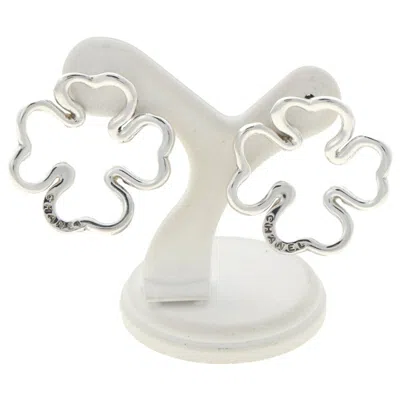 Pre-owned Chanel 925 Stud Earrings () In Silver