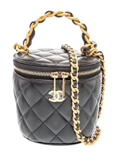 Pre-owned Chanel Afternoon Tea Vanity Case In Gold