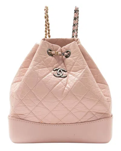 Pre-owned Chanel Aged Gabrielle Small Backpack (authentic Pre-loved)