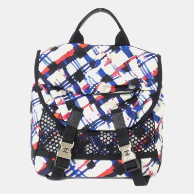 Pre-owned Chanel Airline Multi Nylon Mesh Backpack Bag