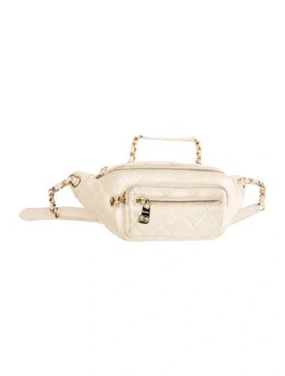 Pre-owned Chanel All About Waist Bag In Neutrals