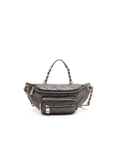 Pre-owned Chanel All About Waist Belt Bag In Black