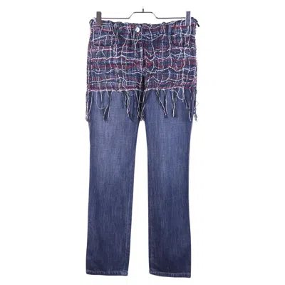 Pre-owned Chanel & Karl Lagerfeld 08p 2008 Jeans Runway In Purple